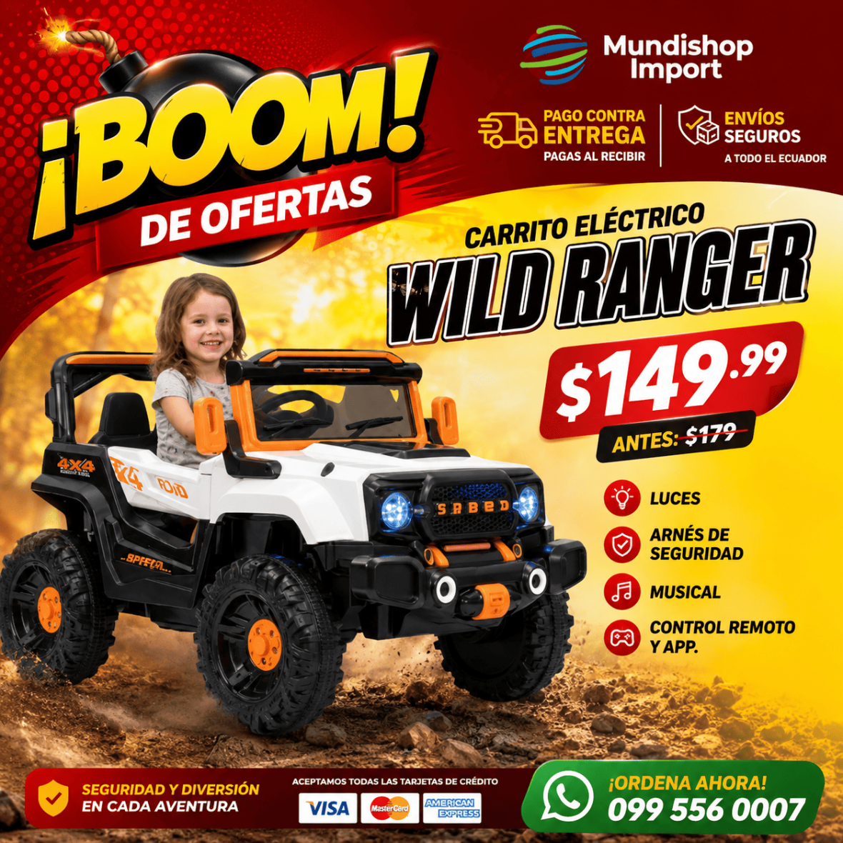 Carrito Eléctrico Wild Ranger